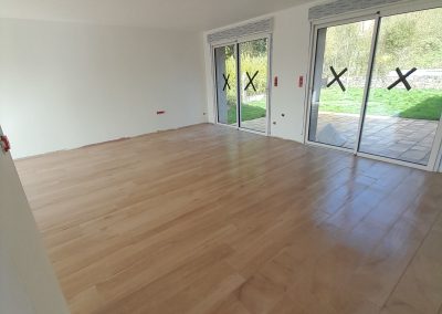Pose Carrelage imitation parquet format 20x120