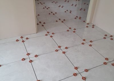 Rénovation sur ancien Carrelage Sol nouveau format 60x60