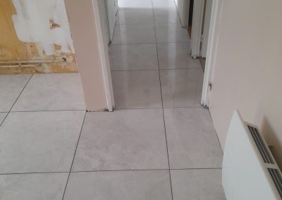 Rénovation sur ancien Carrelage Sol nouveau format 60x60