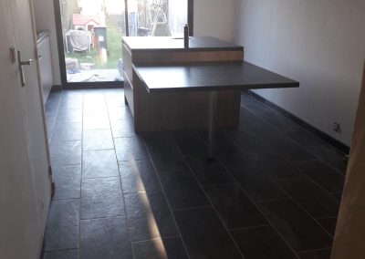 Pose Carrelage Sol cuisine 30x60