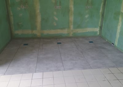 réalisation de trois douche Italienne