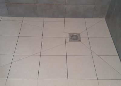 réalisation d'une douche italienne