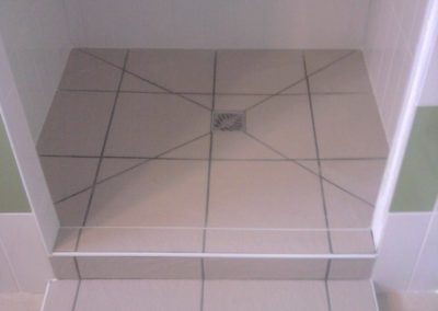 réalisation d'une douche italienne