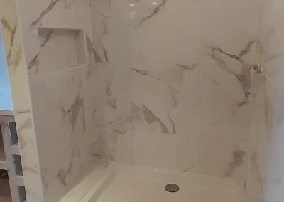 Faïence Effet marbre Salle de Bain