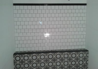 Pose Faïence et Carreaux de ciments au mur