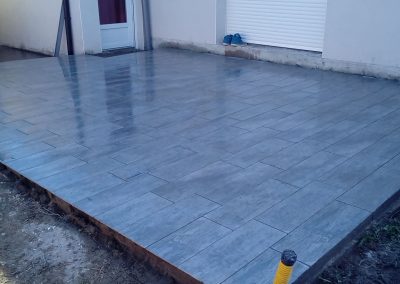 pose terrasse carrelage 20x60
