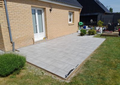 pose carrelage terrasse 45x45