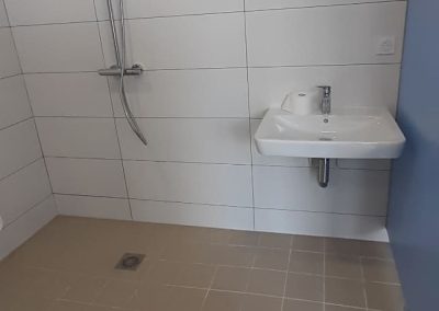 Pose Carrelage Douche Italienne Format 20x20 | J.T Carrelage
