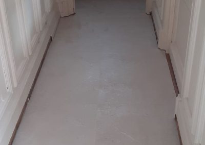 Pose carrelage au sol format 75x75 sur Chape liquide | J.T Carrelage