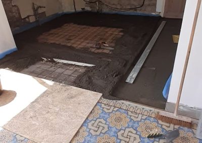 Ravoirage - Pose Grillage - Dalles TMS - Réalisation Chape Traditionnelle | J T Carrelage
